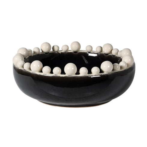 Black & Cream Bobble Bowl